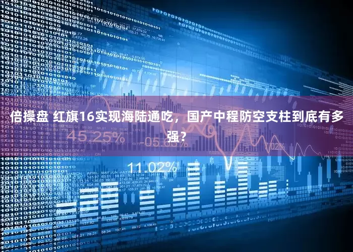 倍操盘 红旗16实现海陆通吃，国产中程防空支柱到底有多强？